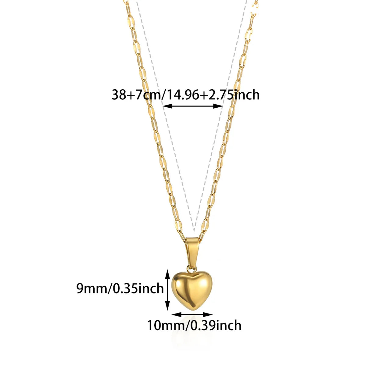Gold Heart Necklace