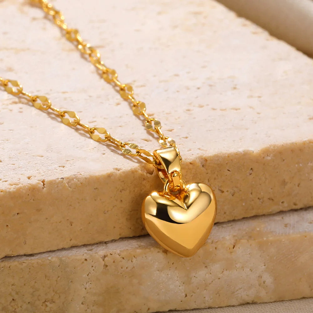 Gold Heart Necklace