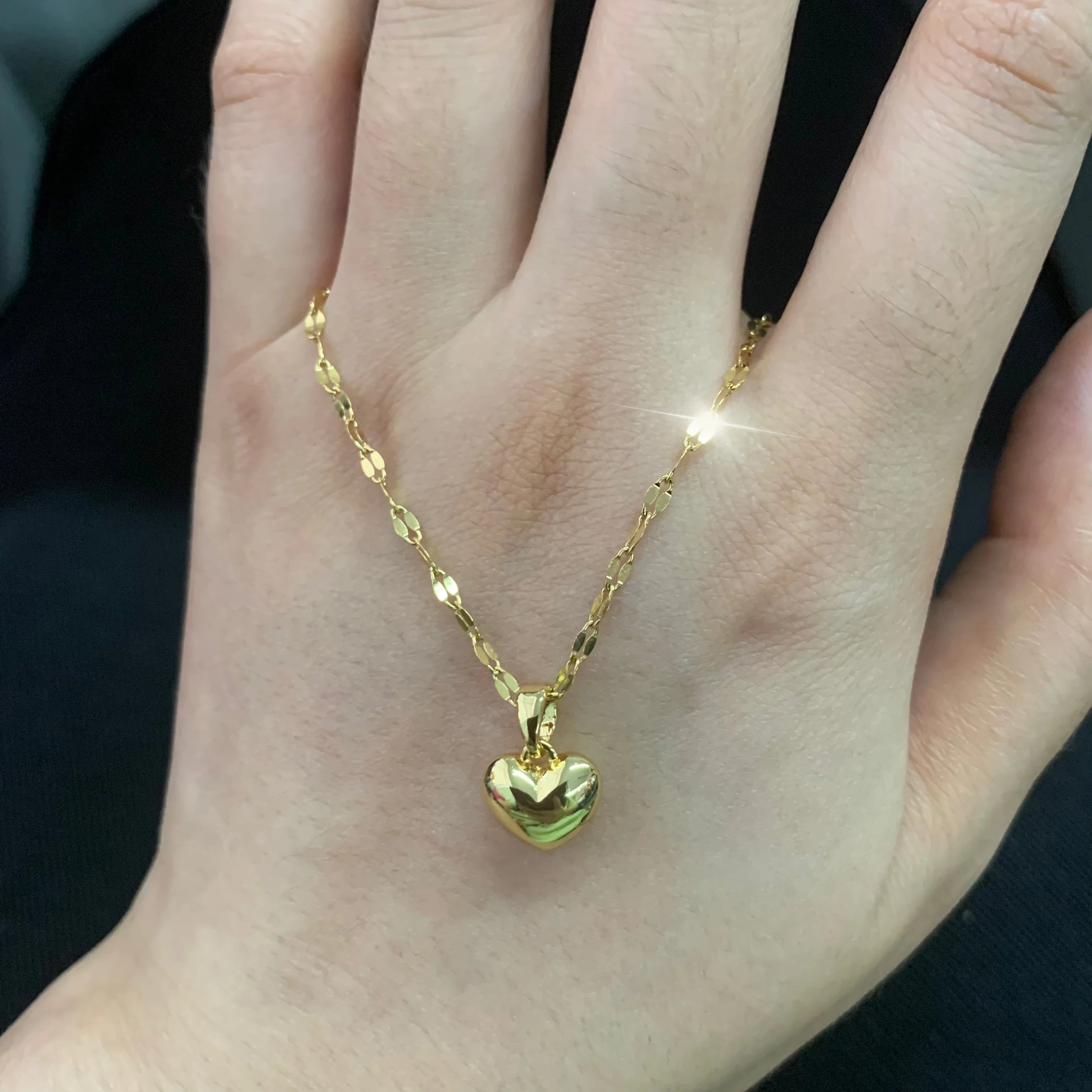 Gold Heart Necklace