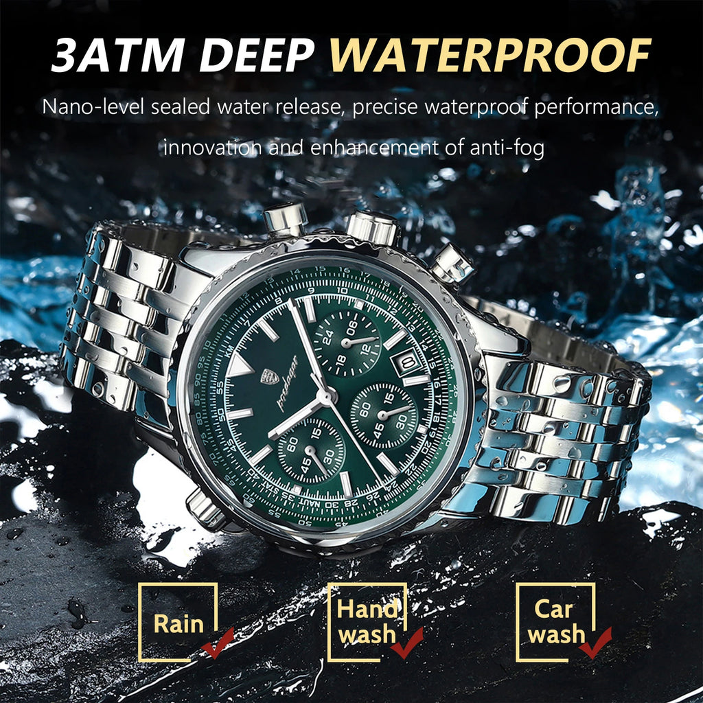 Poedagar Military Trail Steel Watch