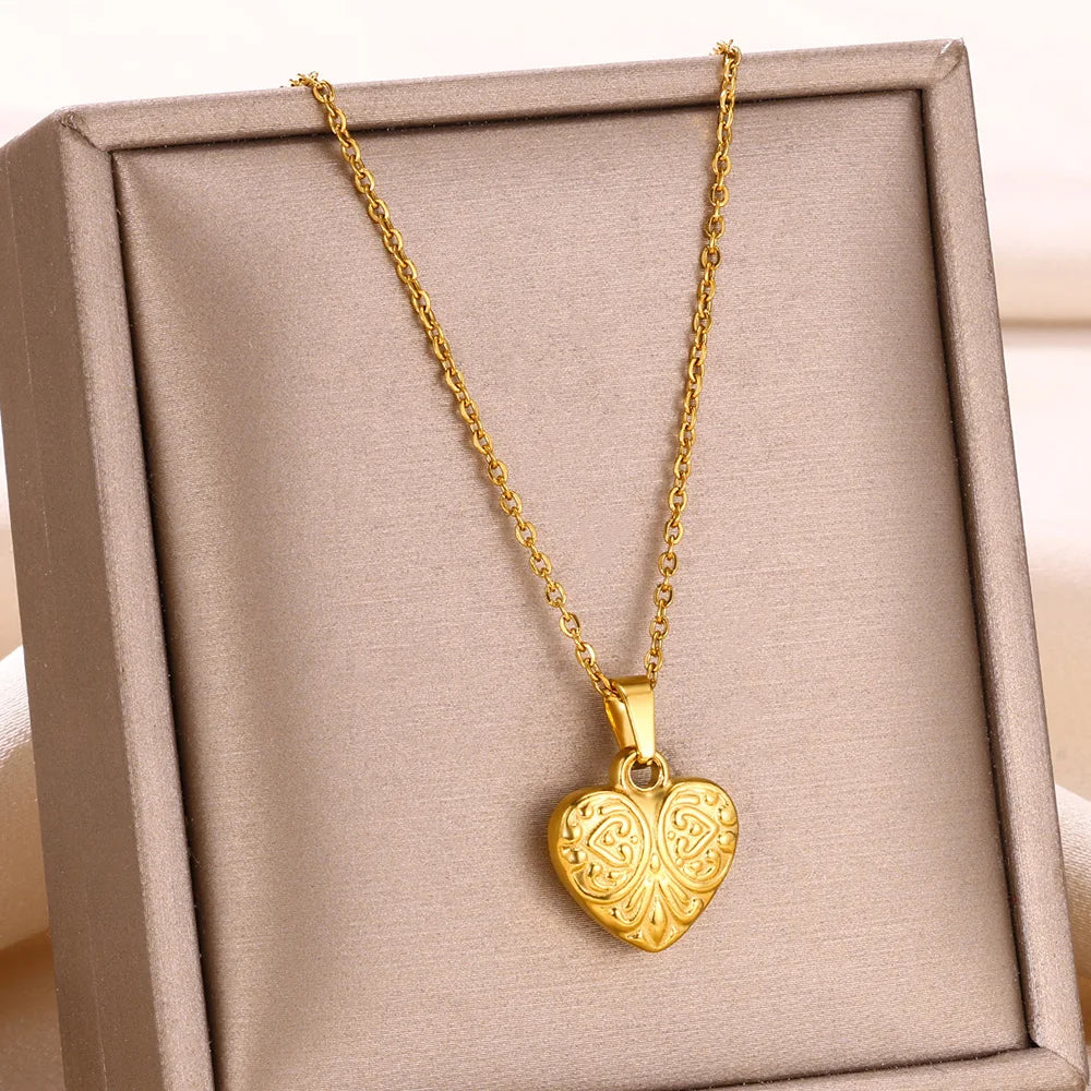 Gold Heart Necklace