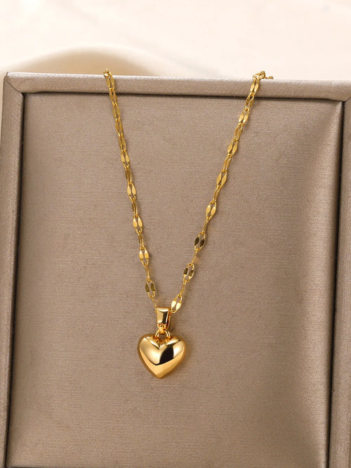 Gold Heart Necklace