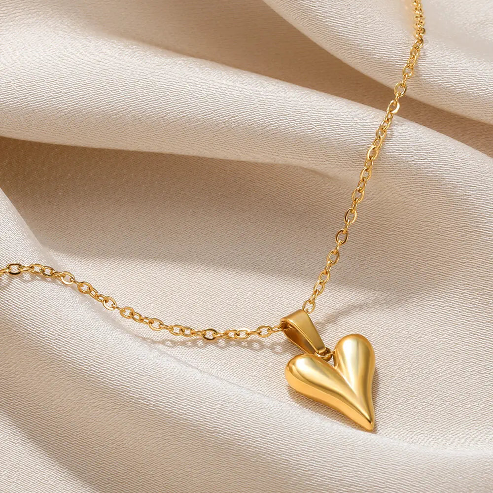 Gold Heart Necklace