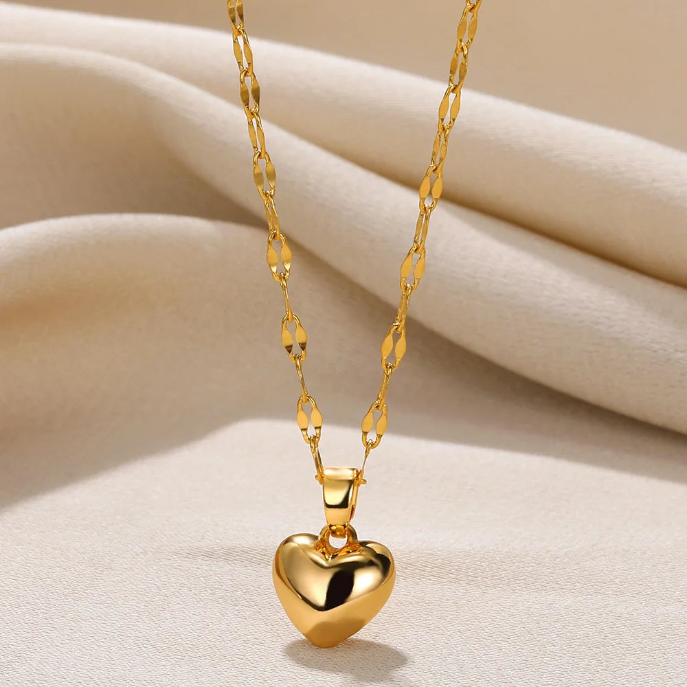 Gold Heart Necklace