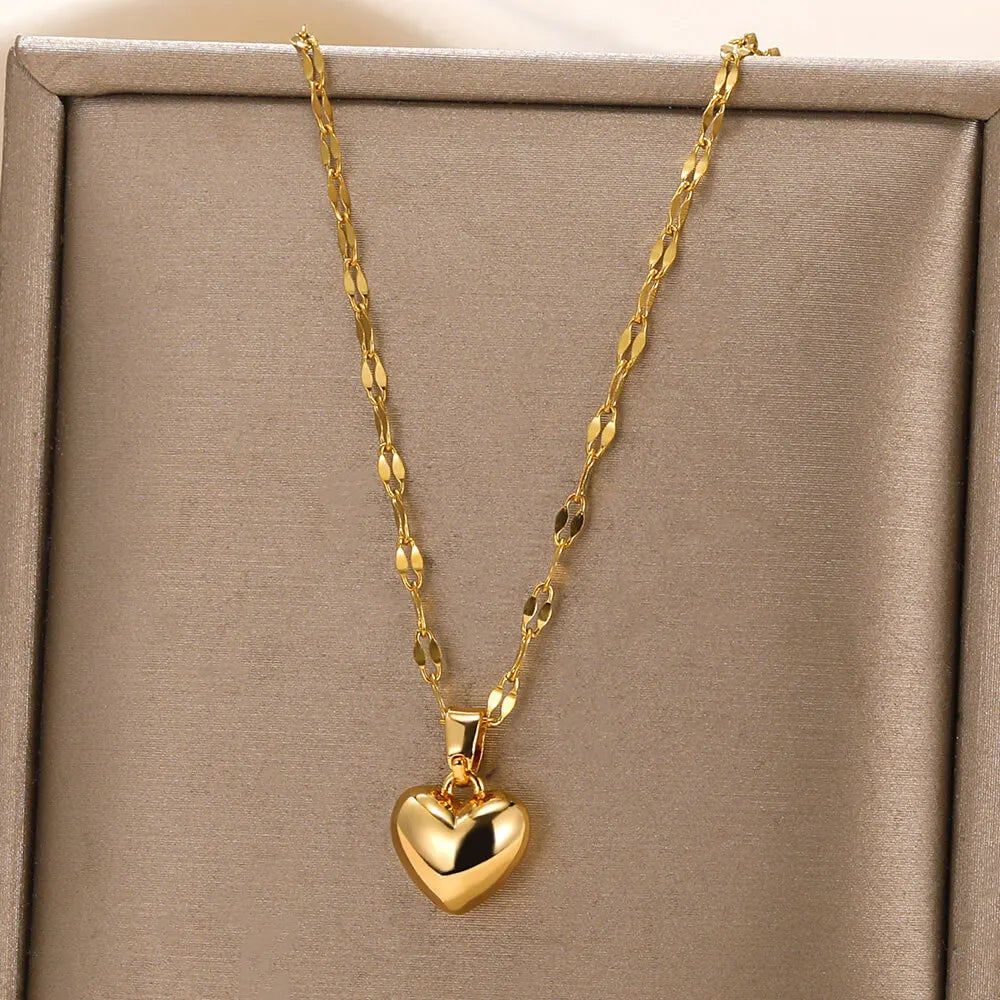 Gold Heart Necklace