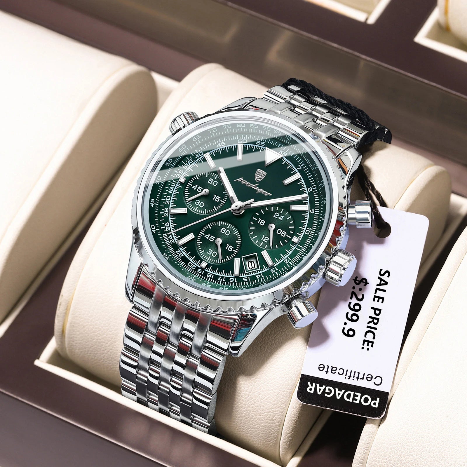 Poedagar Military Trail Steel Watch