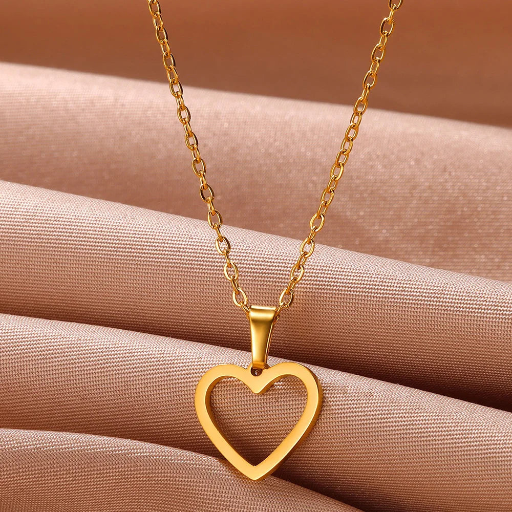 Gold Heart Necklace