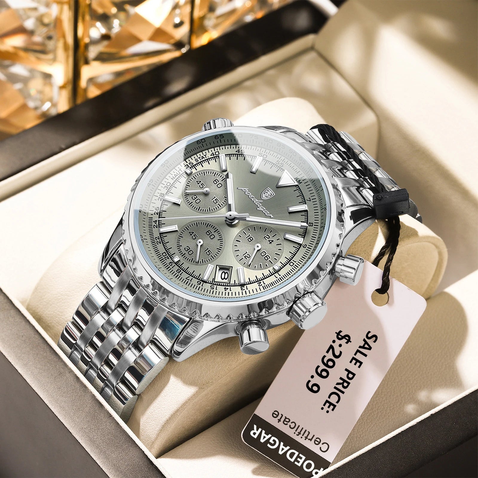 Poedagar Military Trail Steel Watch