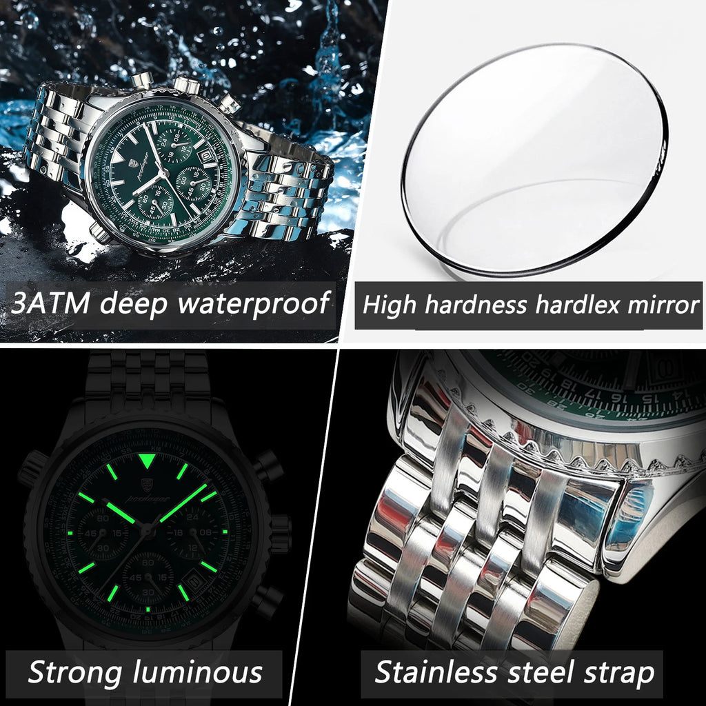 Poedagar Military Trail Steel Watch