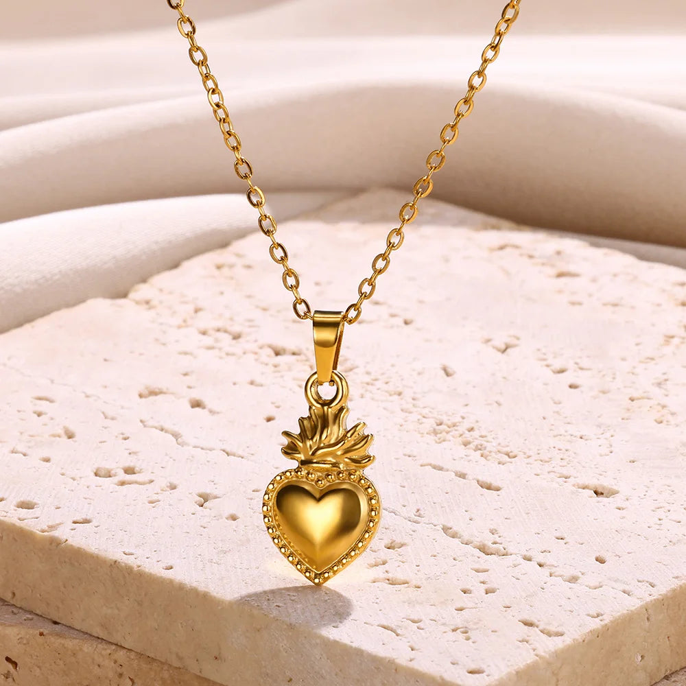 Gold Heart Necklace