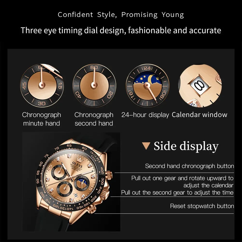 Olevs Galaxy Sport Watch